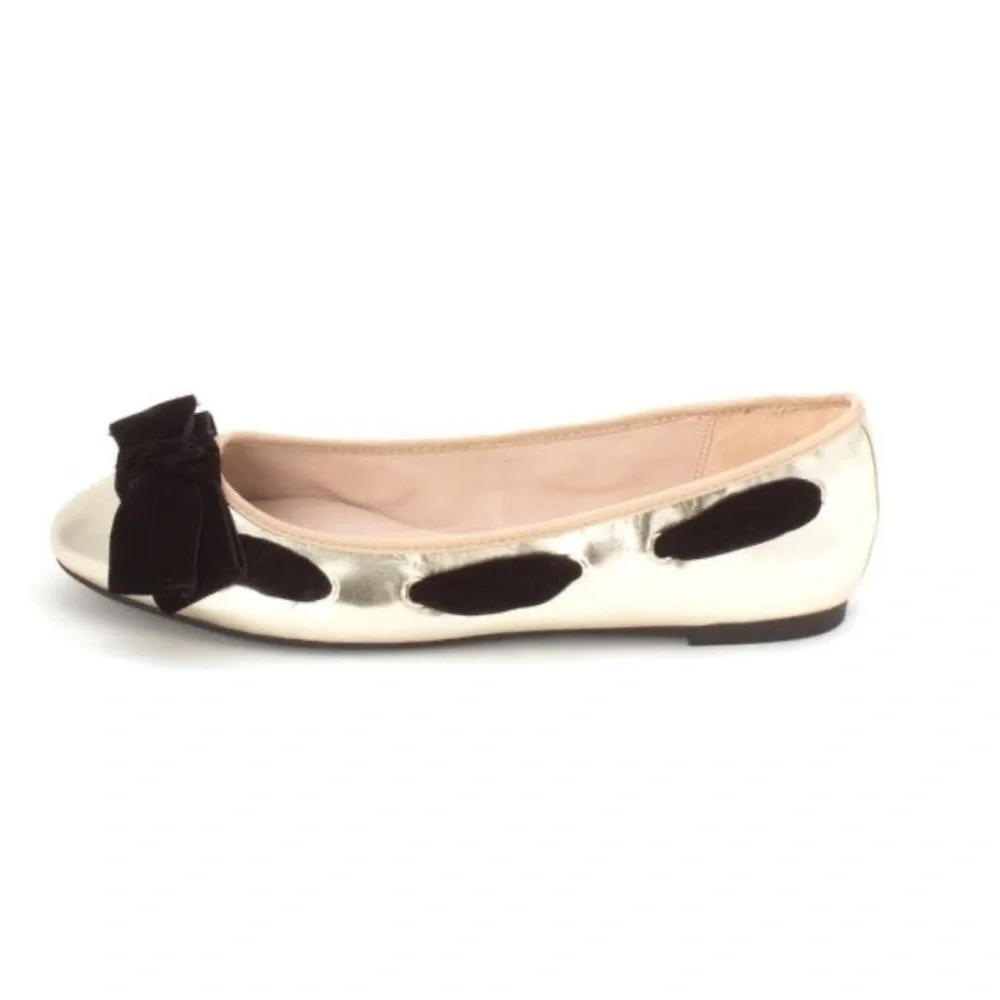 🆕 Sam Edelman Casey gold velour round to…